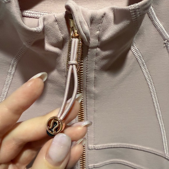 Lululemon Define Jacket (Nulu) - Pink Haze / Rose Gold (NWT) - Picture 4 of 7